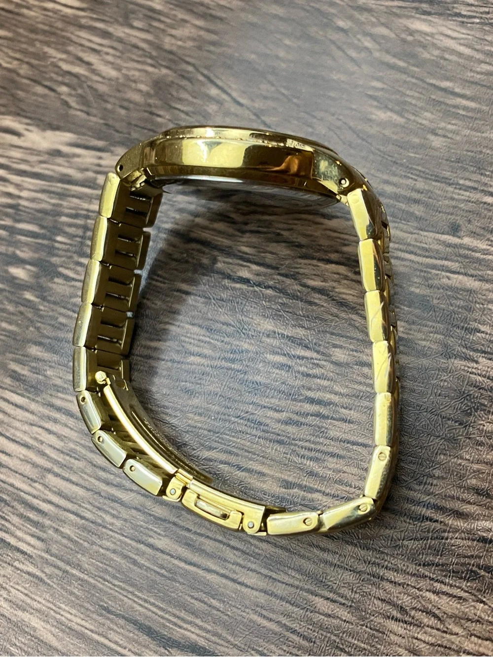 Pulsar Gold-Tone Women's Watch with Crystal Accents 6.25” working